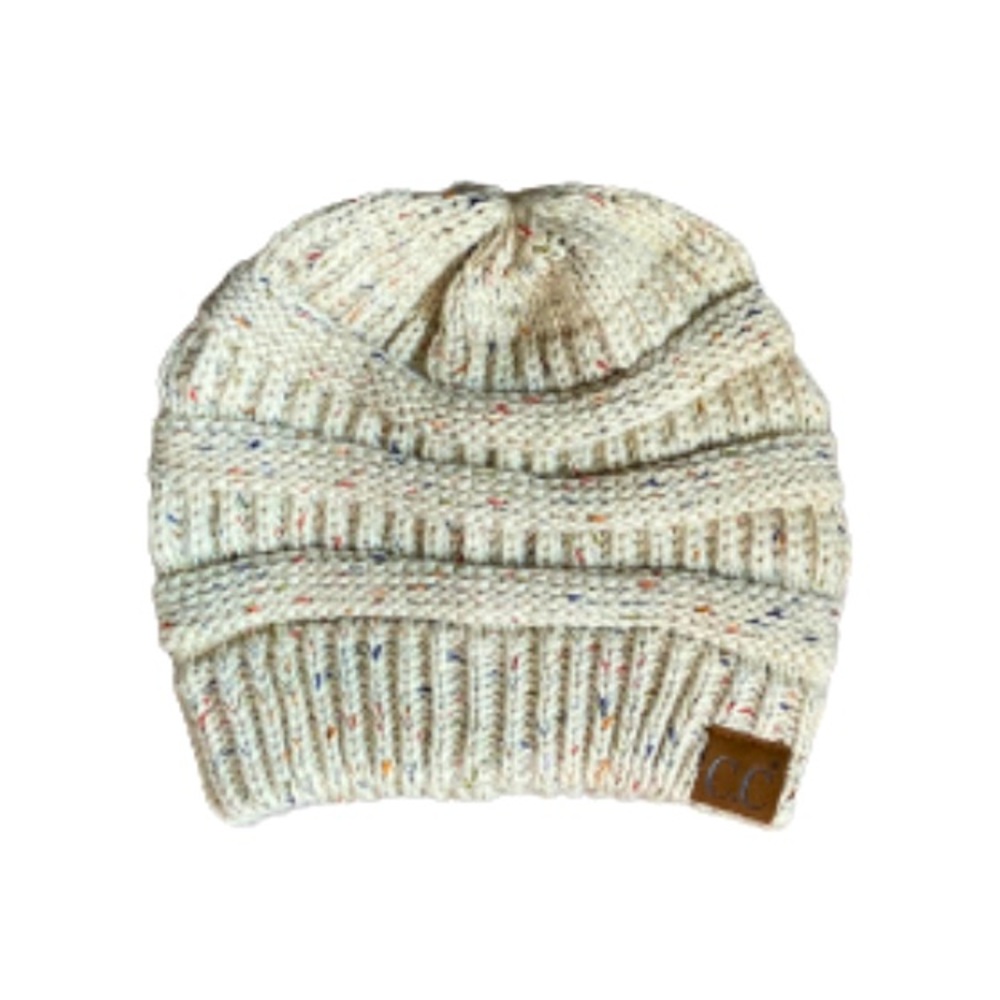 Brand New CC Beanie Oatmeal Multi